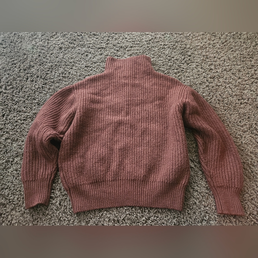 Wilfred Cropped Sweater - Size S - Color: Rust - Picture 2 of 3